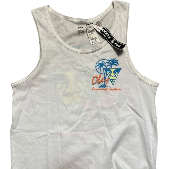 Obey Permanent Vacation Graphic Tank Top - Picture 2 of 2